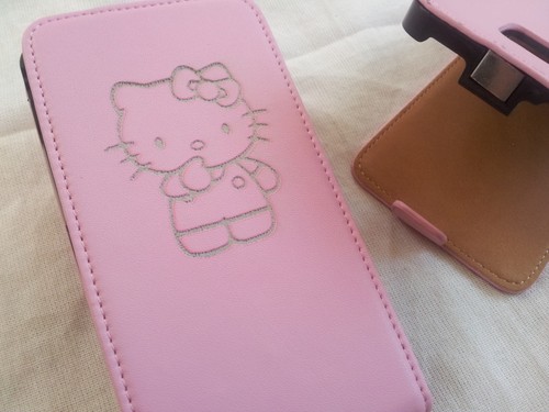 Custodia telefono flip rosa